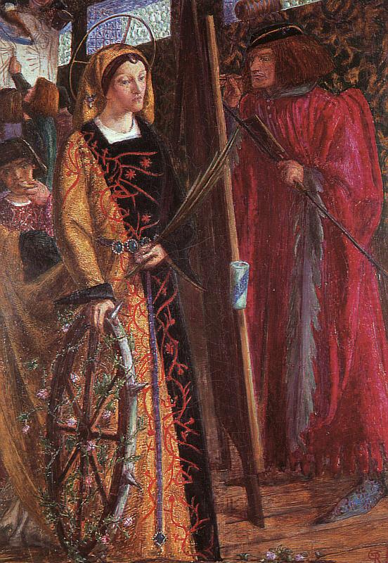 Saint Catherine, Dante Gabriel Rossetti